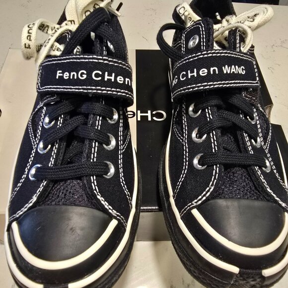 Converse x Feng Chen Wang Chuck 70 2-IN-1 OX in Black Size Women's Size 7 NEW - Picture 1 of 16